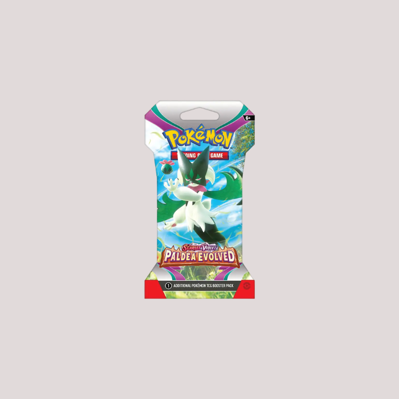 Pokémon Paldea Evolved Sleeved Booster Pack - Mirai Cards