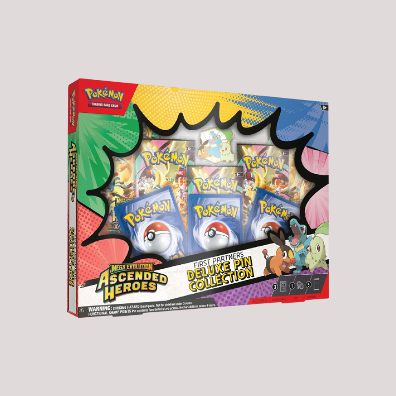 Pokémon Ascended Heroes First Partners Deluxe Pin Collection