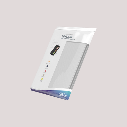 Ultimate Guard Zipfolio 360 - 18-Pocket Xenoskin White