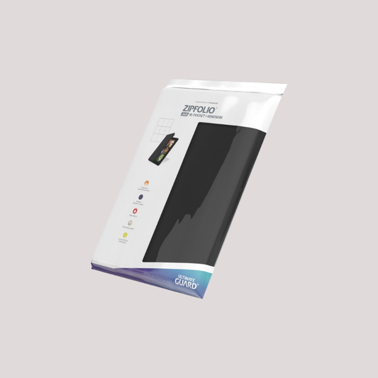 Ultimate Guard Zipfolio 360 - 18-Pocket Xenoskin Black