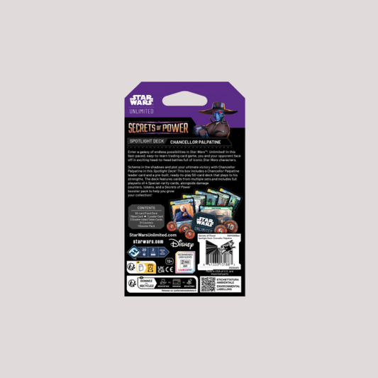 Star Wars: Unlimited - Secrets of Power Spotlight Deck: Chancellor Palpatine