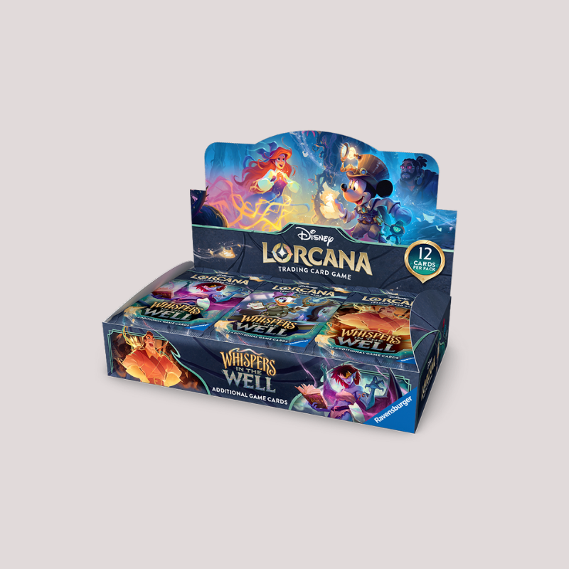Disney Lorcana Whispers in the Well Booster Box - Mirai Cards Disney Lorcana Whispers in the Well Booster Box - Mirai Cards