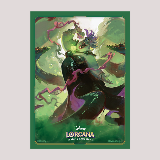 Disney Lorcana - Pacote de capas da Ilha de Archazia: Ursula (65x)
