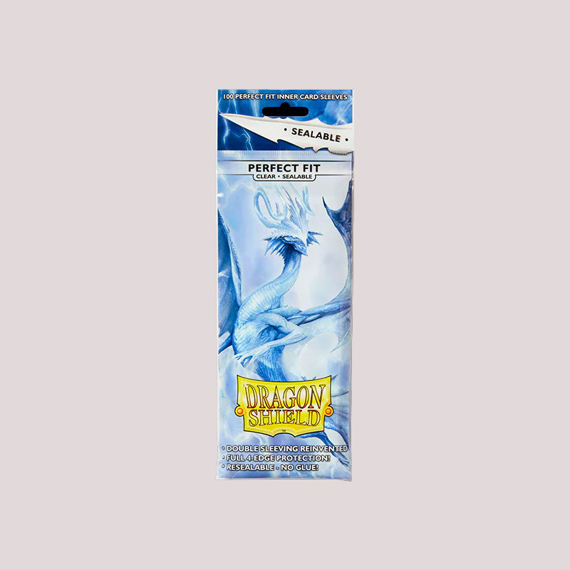 dragon shield card sleeves clear Dragon Shield Standard Perfect Fit Sealable Sleeves
