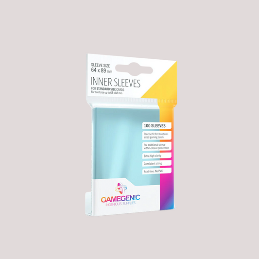 Gamegenic Inner Sleeves - Clear (100x)