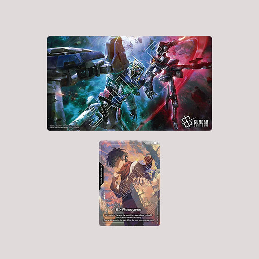 Gundam - Official Playmat & Card Set: Mobile Suit 00