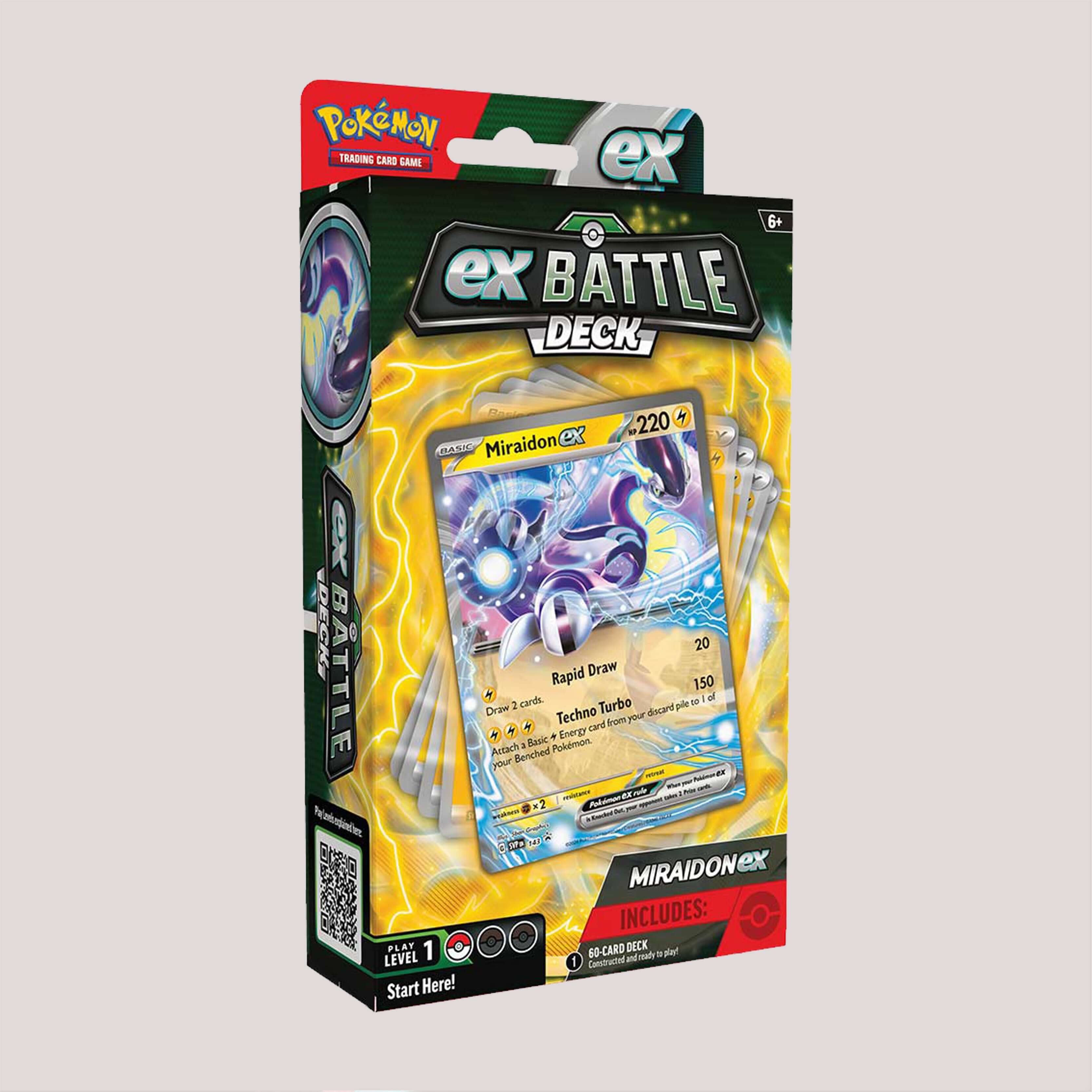pokemon ex battle deck rare cards Battle Deck: Miraidon ex (Pokémon)