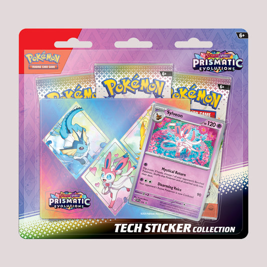 Pokemon Prismatic Evolution Tech Sticker Collection Sylveon