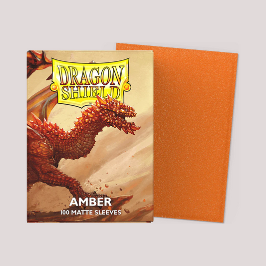 Dragon Shield Standard Matte Sleeves (100) Amber