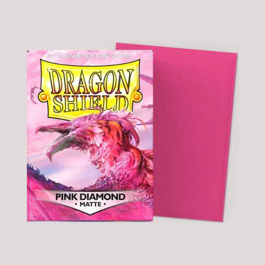 Dragon Shield Standard Matte Sleeves (100) Pink Diamond