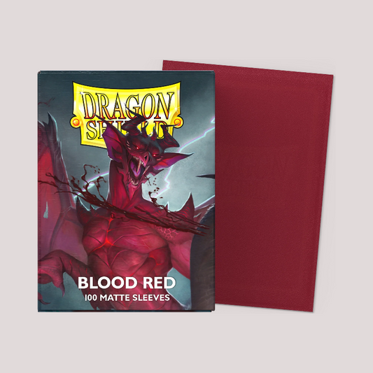 Dragon Shield Standard Matte Sleeves (100) Blood Red