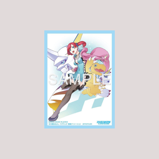 Digimon - Official Sleeves 2: Nokia w/ Agumon, Gabumon and Omnimon