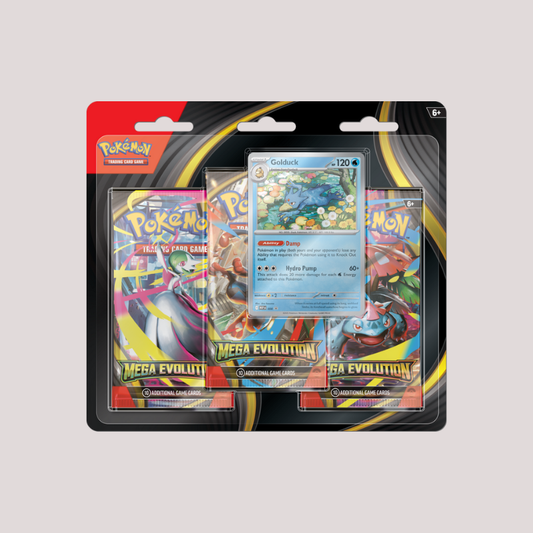 Pokémon - Mega Evolution 3-Booster Blister: Golduck