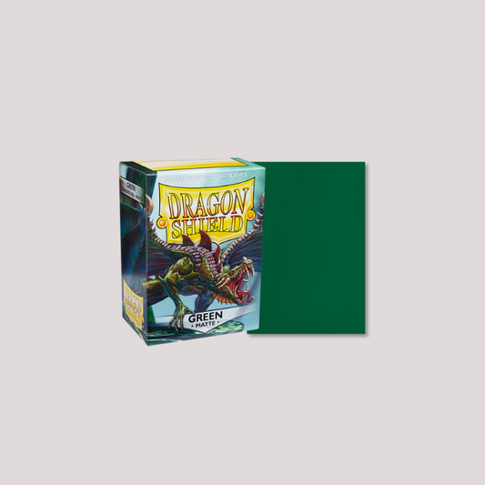 Dragon Shield Sleeves Matte (100) Green