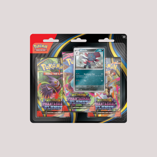 Pokémon - Phantasmal Flames 3-Booster Blister: Weavile