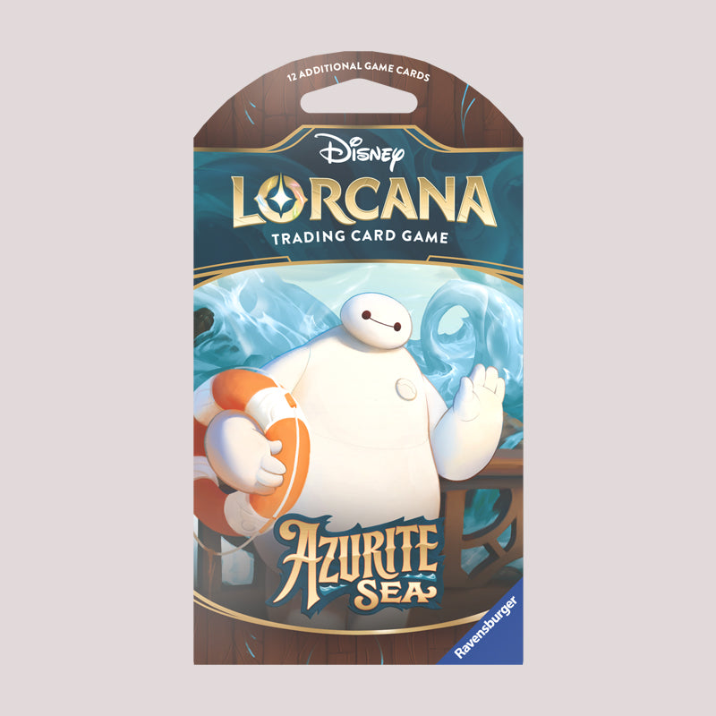 Disney Lorcana Azurite Sea Sleeved Booster Baymax