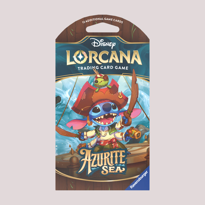 Disney Lorcana_ Azurite Sea Sleeved Booster stitch