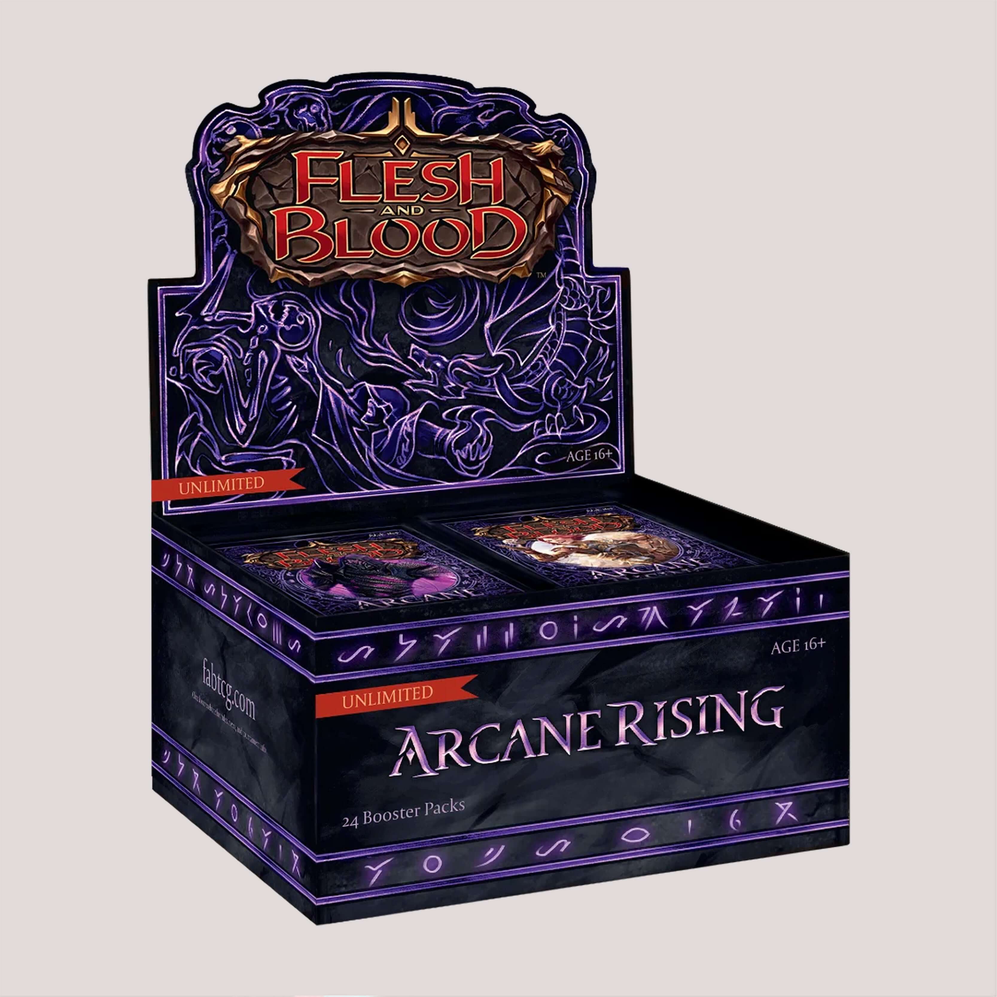 Card Rise Box Arcane Rising Unlimited Booster Box - Flesh and Blood – Mirai Cards
