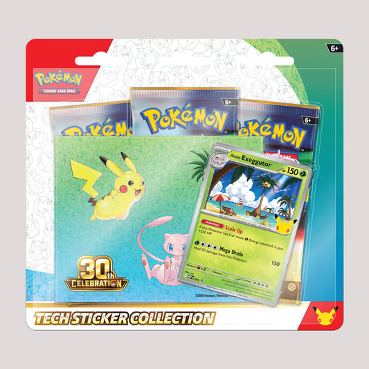 Pokémon - 30th Celebration Tech Sticker Collection: Alolan Exeggutor
