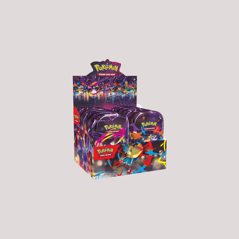 Pokémon Mega Heroes Mini Tin Display