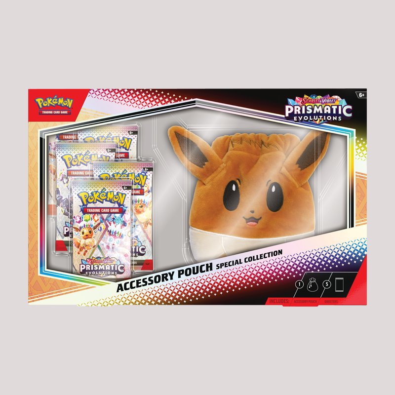 Jual Pokemon TCG: Scarlet & Violet-Prismatic Evolutions Accessory Pouch Special Collection Jual Pokemon TCG: Scarlet & Violet-Prismatic Evolutions Accessory Pouch Special Collection