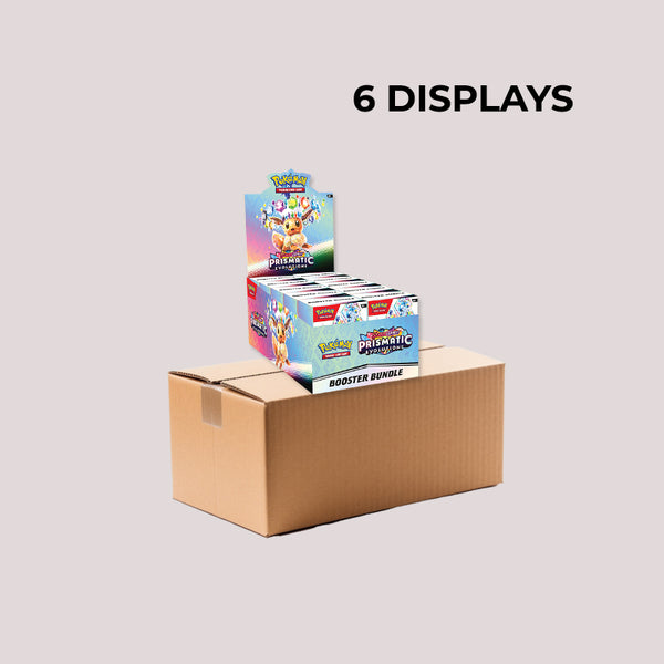 prismatic evolution booster box case Pokémon Evolutions Bundle – Mirai Cards Violet—Prismatic Evolutions expansion Crowning of the Emperor Character:Iono's Card Sleeves Manufacturer_Pokemon