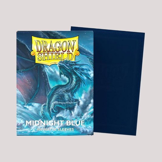 Dragon Shield Standard Matte Sleeves (100) Midnight Blue