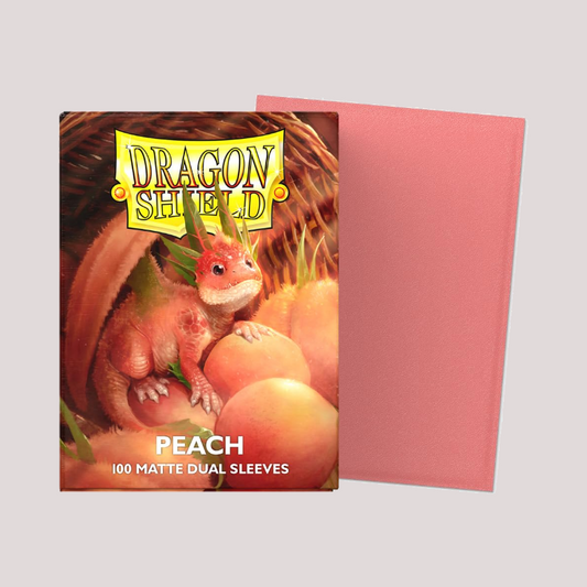 Dragon Shield Standard Matte Dual Sleeves (100) Peach