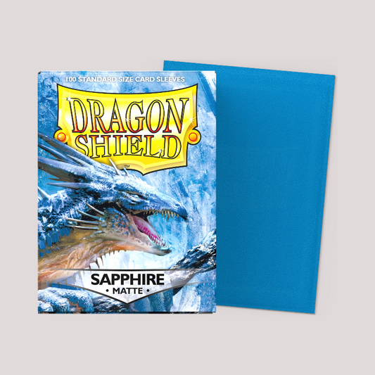 Dragon Shield Standard Matte Sleeves (100) Sapphire