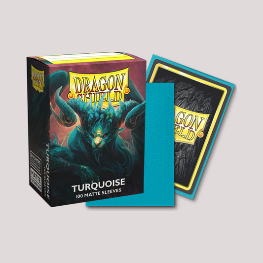 Dragon Shield Standard Matte Sleeves (100) Player's Choice: Turquoise