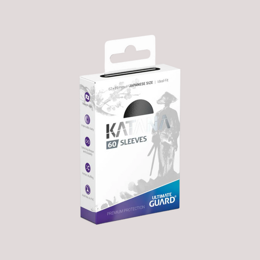 Ultimate Guard Katana Sleeves Japanese Size (60) Black